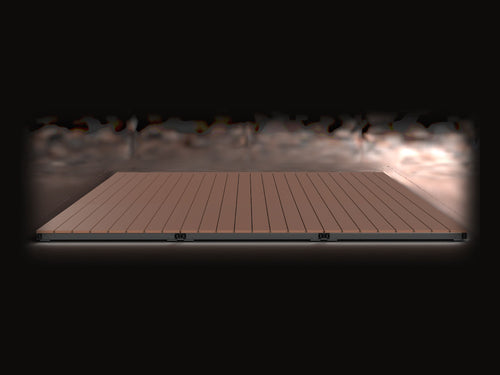 Terraform Deck Large, 3.0 x 3.0 m, assembled with decking boards