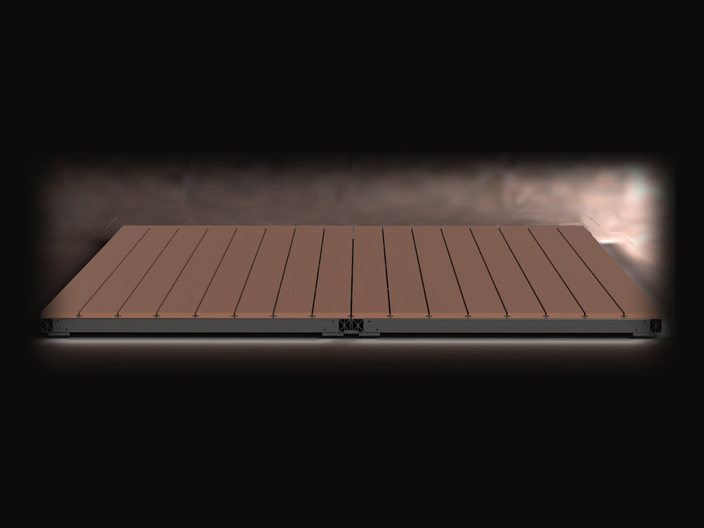Terraform Deck Medium, 3.0 x 1.8 m, assembled with decking boards