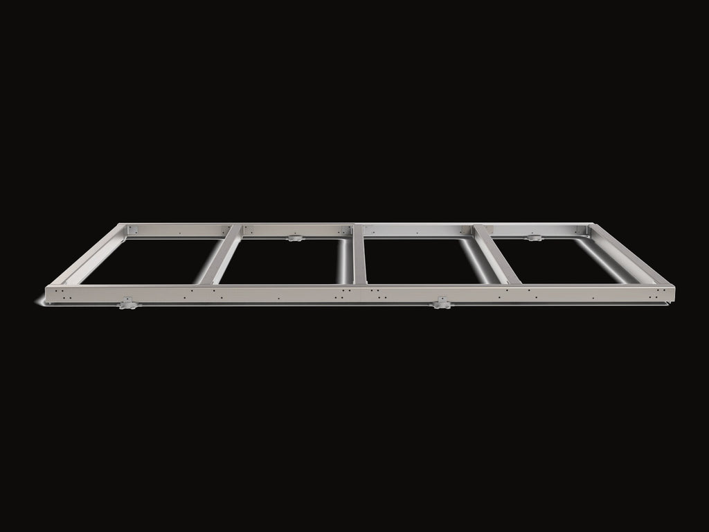 Small Terraform Deck aluminium frame, 2 bearers and 7 pre-drilled joists